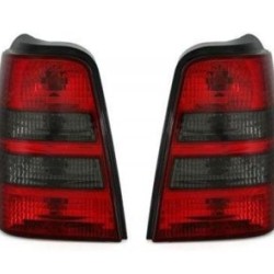 Πίσω φανάρια για Vw Golf III combi - μαύρα  chrome - σετ 2τμχ.