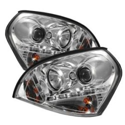 Φανάρια εμπρός led για Hyundai Tucson (2004+) - chrome , με λάμπες (Η1) - σετ 2τμχ. Φανάρια εμπρός led για Hyundai Tucson (2004+) - chrome , με λάμπες (Η1) - σετ 2τμχ.