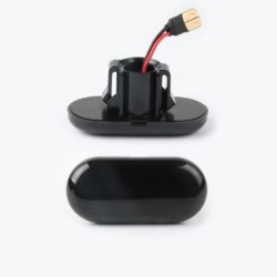 Led φλας φτερού για Dacia Duster 1 (2008-2017), Lodgy, Dokker 1 (2008 - 2012) - φιμέ με τρεχούμενο φλας - σετ 2τμχ.