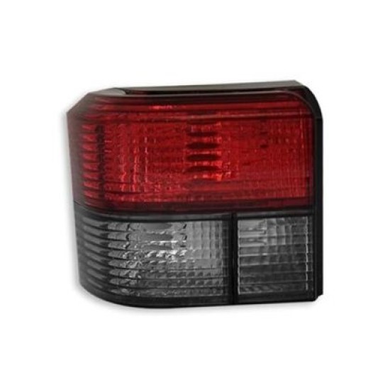 Πίσω φανάρια για Vw Transporter T4 /  Caravelle / Mutlivan  (1990-2003) - φιμέ φλας - σετ 2τμχ.