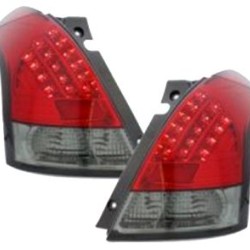 Πίσω φανάρια led για Suzuki Swift (2005-2010) - chrome - σετ 2τμχ. Πίσω φανάρια led για Suzuki Swift (2005-2010) - chrome - σετ 2τμχ.