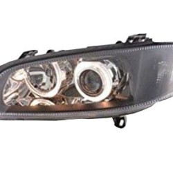 Φανάρια εμπρός angel eyes για Opel Omega B (1994-1999) - μαύρα , χωρίς λάμπες (Η7) - σετ 2τμχ.