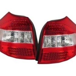 Πίσω φανάρια led για BMW E87 (2004-2007) - chrome - σετ 2τμχ.