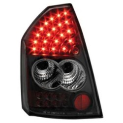 Πίσω φανάρια led για Chrysler 300C (2004-2008) - μαύρα - σετ 2τμχ.