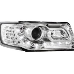 Φανάρια εμπρός led Dayline για Audi 100 C4 (1990-1994) - chrome , με λάμπες (Η1) - σετ 2τμχ. Φανάρια εμπρός led Dayline για Audi 100 C4 (1990-1994) - chrome , με λάμπες (Η1) - σετ 2τμχ.