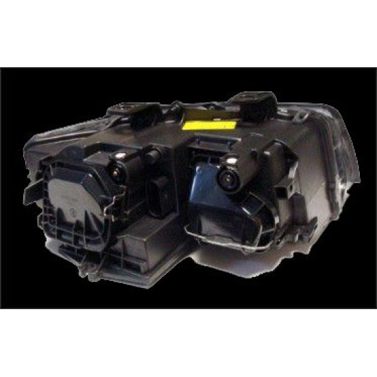 Φανάρια εμπρός για Audi A4 B6 (2001-2004) - μαύρα , χωρίς λάμπες (Η1) - σετ 2τμχ.