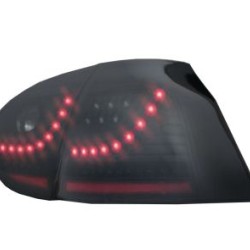 Πίσω φανάρια τύπου led για Vw Golf 5 - μαύρα - σετ 2τμχ.