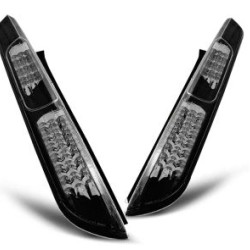 Πίσω φανάρια led για Ford Focus hatchback (2004-2008) - μαύρα - σετ 2τμχ.