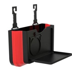 Αναδιπλούμενη ποτηροθήκη και κουτί αποθήκευσης με τραπεζάκι