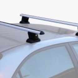 Μπάρες οροφής - για εργοστασιακές βιδωτές υποδοχές - 135 cm με κλειδί -  σετ 2τμχ. Μπάρες οροφής - για εργοστασιακές βιδωτές υποδοχές - 135 cm με κλειδί -  σετ 2τμχ.