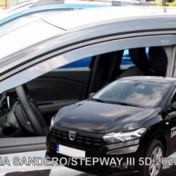 Ανεμοθραύστες για Dacia Sandero / Stepway (2020+) 5 πορτο - 2 τμχ. εμπρός Ανεμοθραύστες για Dacia Sandero / Stepway (2020+) 5 πορτο - 2 τμχ. εμπρός