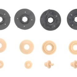 Πλαστικά κουμπώματα για πατάκια για το πάτωμα - στρόγγυλα με βίδα για το πάτωμα - μπέζ - 4τμχ. Πλαστικά κουμπώματα για πατάκια για το πάτωμα - στρόγγυλα με βίδα για το πάτωμα - μπέζ - 4τμχ.