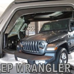 Ανεμοθραύστες για Jeep Wrangler JL IV 3/5D (2019+) - 2 τμχ. εμπρός