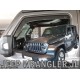 Ανεμοθραύστες για Jeep Wrangler JL IV 3/5D (2019+) - 2 τμχ. εμπρός