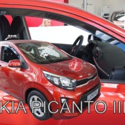 Ανεμοθραύστες για Kia Picanto III 5D (2017+) - 2 τμχ. εμπρός