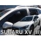 Ανεμοθραύστες για Subaru XV (II) 5D (2018+) - 4 τμχ. εμπρός και πίσω