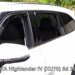 Ανεμοθραύστες για Toyota Highlander IV (XU70) 5D (2019+) - 4 τμχ. εμπρός και πίσω Ανεμοθραύστες για Toyota Highlander IV (XU70) 5D (2019+) - 4 τμχ. εμπρός και πίσω