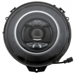 Φανάρια εμπρός για Mercedes W463 G- Class (2005-2017) - 2018 design μαύρα , με λάμπες led - σετ 2τμχ.