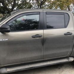Ανεμοθραύστες για Toyota Hilux (2015+) 4 πορτο - 4 τμχ εμπρός και πίσω Ανεμοθραύστες για Toyota Hilux (2015+) 4 πορτο - 4 τμχ εμπρός και πίσω
