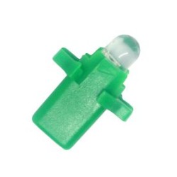 Led λάμπα τύπου B8.3D 12V / 2W πράσινη - 1τμχ.