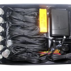 Αισθητήρες παρκαρίσματος - με 8 αισθητήρες και ηχητική προειδοποίηση - ασημένιο χρώμα