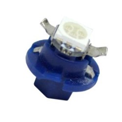 Led λάμπα τύπου B8.4D 12V/ 2W με 1 SMD 5050 - μπλε - 1τμχ.