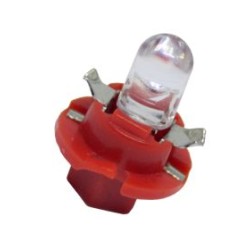 Led λάμπα τύπου B8.4D 12V/ 2W κόκκινη - 1τμχ.