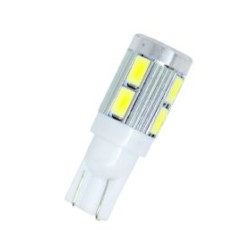 Led λάμπα τύπου Τ10 5W με 10 SMD 5630 led - κατάλληλη για φώτα ημέρας - 1τμχ.