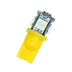 Led λάμπα τύπου Τ10 με 5 SMD led 4300K - 1τμχ.