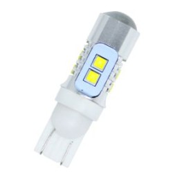 Led λάμπα τύπου Τ10 10W με 10 le 2323 σε 1W Cree και προτζέκτορα - 1τμχ.