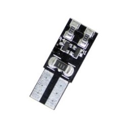 Led λάμπα τύπου Τ10 10W με 3 SMD led από τη μία πλευρά - CANBUS - 1τμχ. Led λάμπα τύπου Τ10 10W με 3 SMD led από τη μία πλευρά - CANBUS - 1τμχ.