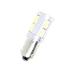 Led λάμπα για 24 V τύπου BA9S 5W με 10 SMD led - 1τμχ.
