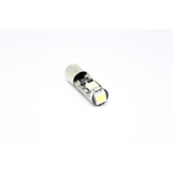 Led λάμπα τύπου BA9S CANBUS με 3 SMD led τυχαία διάταξη - 1τμχ.