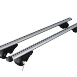 Μπάρες οροφής αυτοκινήτου για ενσωματωμένες παράλληλες μπάρες - 130cm με κλειδί -  σετ 2τμχ. Μπάρες οροφής αυτοκινήτου για ενσωματωμένες παράλληλες μπάρες - 130cm με κλειδί -  σετ 2τμχ.