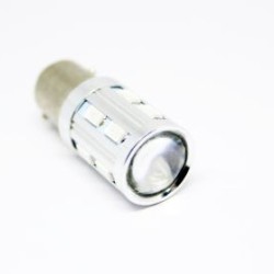 Led λάμπα BA15S με 16 ultra bright led και προτζέκτορα διπλού φωτισμού κόκκινη - 1τμχ. Led λάμπα BA15S με 16 ultra bright led και προτζέκτορα διπλού φωτισμού κόκκινη - 1τμχ.