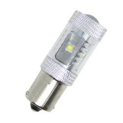 Led λάμπα BA15S με 6 x 5W CREE led και προτζέκτορα - 1τμχ.