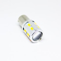 Led λάμπα BA15S με 16 ultra bright led και προτζέκτορα μονού φωτισμού πορτοκαλί - 1τμχ. Led λάμπα BA15S με 16 ultra bright led και προτζέκτορα μονού φωτισμού πορτοκαλί - 1τμχ.