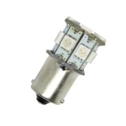 Led λάμπα τύπου BA15S με 13 SMD led μονού φωτισμού κόκκινη - 1τμχ.