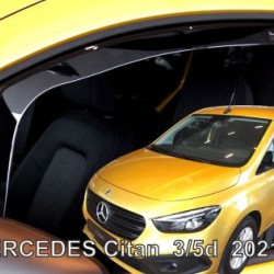 Ανεμοθραύστες για Mercedes Citan (2021+) 3 / 5 πορτο - 2τμχ. εμπρός
