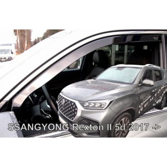 Ανεμοθραύστες για Ssangyong Rexton (2017+) 5πορτο - 2τμχ. εμπρός