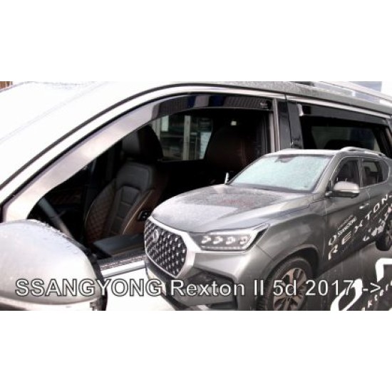 Ανεμοθραύστες για Ssangyong Rexton (2017+) 5πορτο - 4τμχ. Εμπρός και πίσω