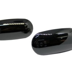 Led φλας φτερού για Mitsubishi Pajero  (1998-2005) - φιμέ με τρεχούμενο φλας - σετ 2τμχ.