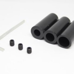 Λεβιές 5 ταχυτήτων universal - μαύρο δέρμα με τρύπες Λεβιές 5 ταχυτήτων universal - μαύρο δέρμα με τρύπες