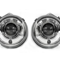 Φανάρια εμπρός για Mercedes W461 / W463 G- Class (1989+) , με λάμπες (Η1) - σετ 2τμχ.
