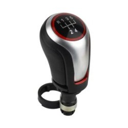 Λεβιές 5 ταχυτήτων για VW Golf 5 / 6 / 7 / Scirocco / Jetta / Eos  - μαύρο / ασημί