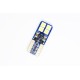 Led λάμπα T10 με 8 smd 3030 12-30V canbus - 1 τμχ.