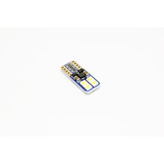 Led λάμπα T10 με 8 smd 3030 12-30V canbus - 1 τμχ.