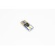 Led λάμπα T10 με 8 smd 3030 12-30V canbus - 1 τμχ.