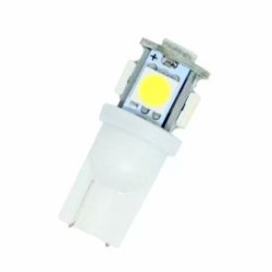 Led λάμπα T10 με 5 SMD - 5050 chip - 1 τμχ.