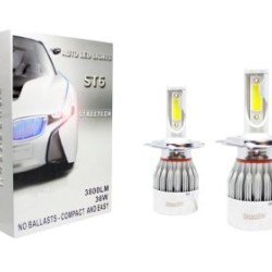 Led λάμπες H4 για μεσαία και μεγάλα φώτα 7600 lumen , 36 Watt - COB 6000K - 2τμχ. Led λάμπες H4 για μεσαία και μεγάλα φώτα 7600 lumen , 36 Watt - COB 6000K - 2τμχ.